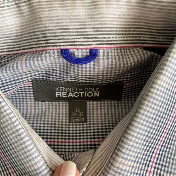 Kenneth Cole Reaction Button Down Shirt - Picture 2 of 8